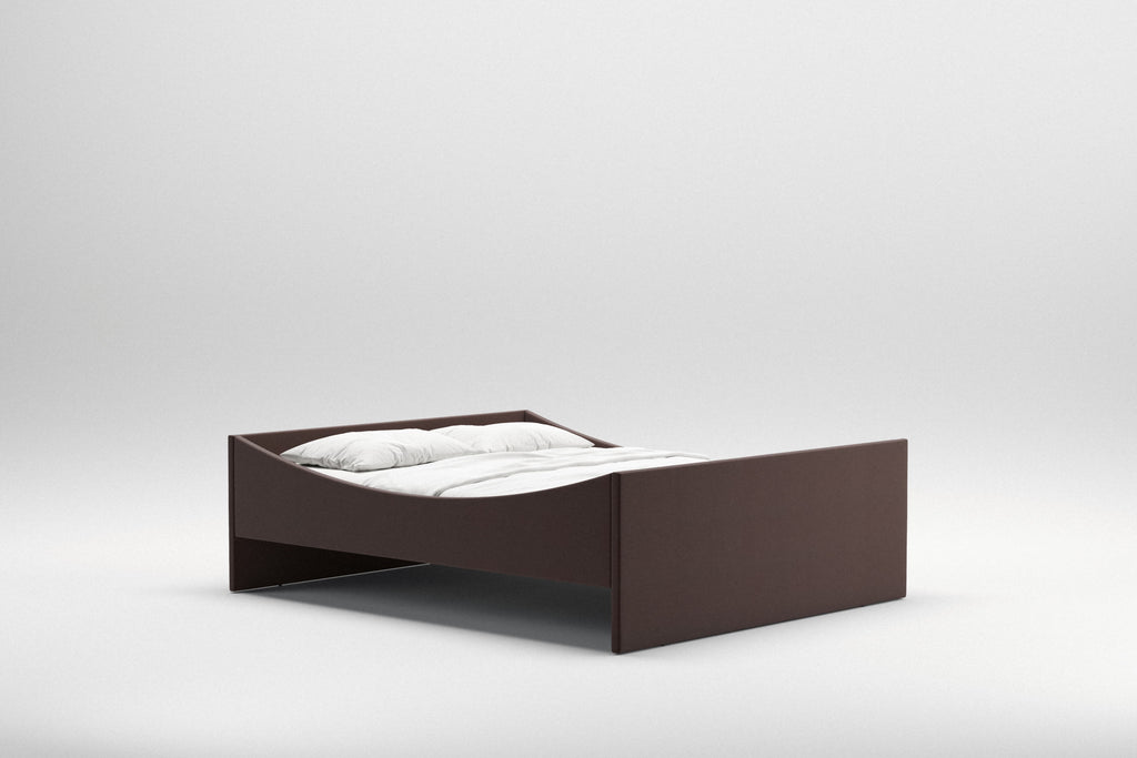 Curve Bio Frame Curved Bed Frame | Dark Brown – RYE