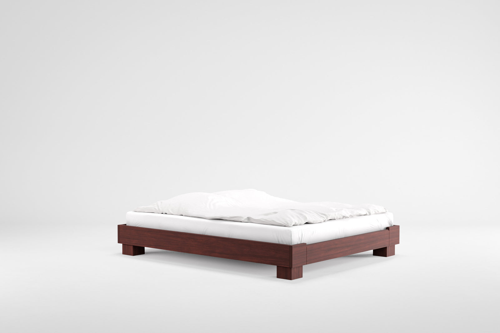 Cubico Bed Frame | Dark Amber