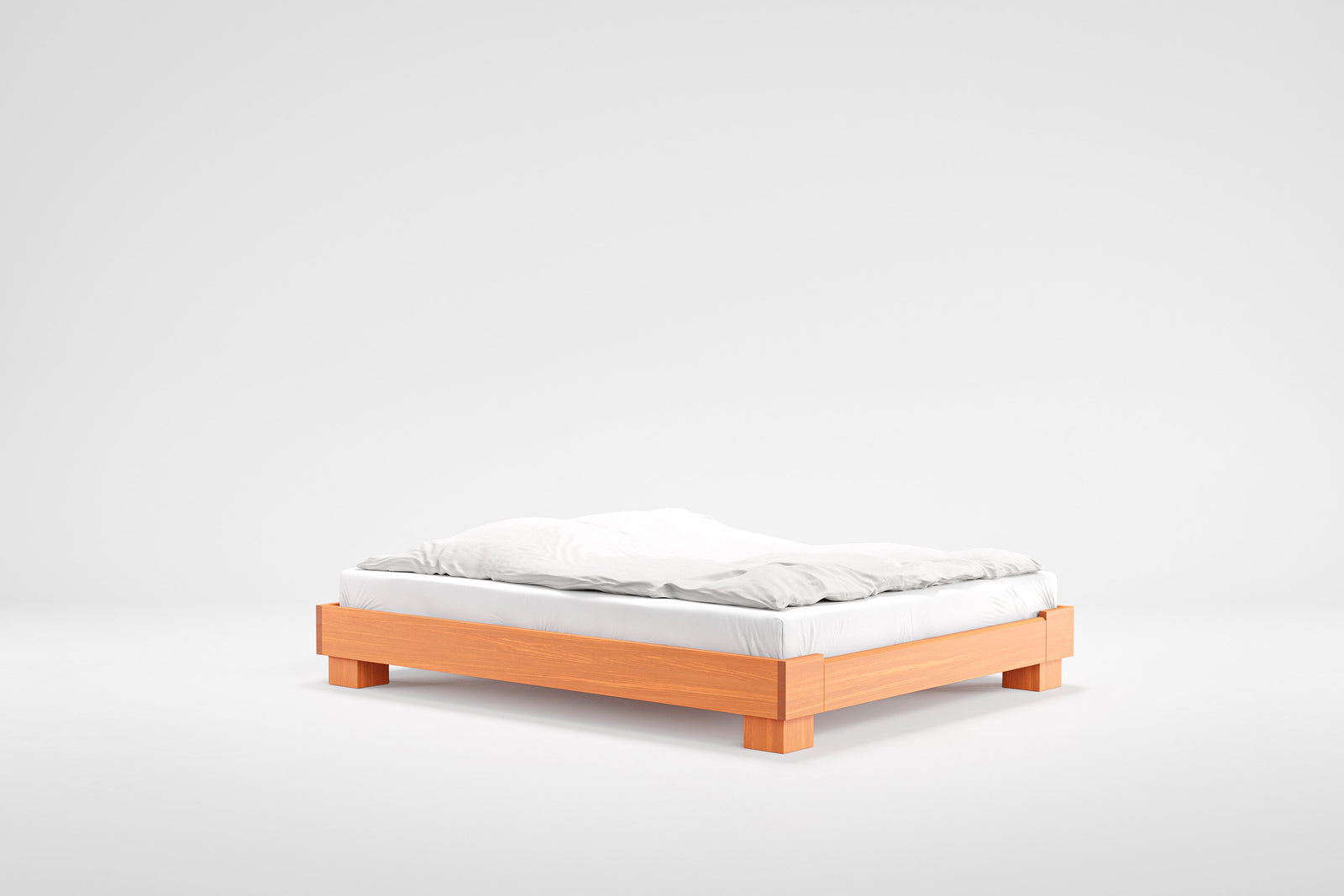Cubico Bed Frame | Light Amber