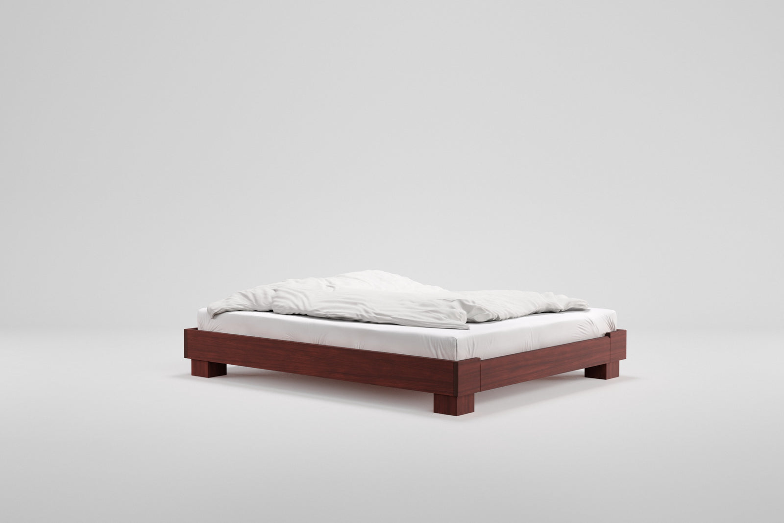 Cubico Bed Frame | Dark Amber