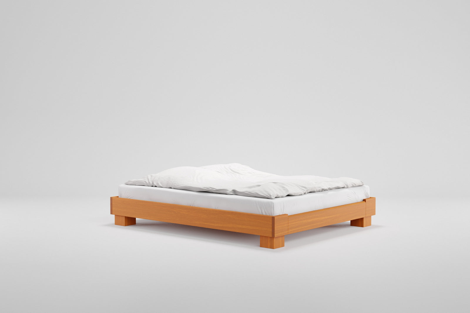 Cubico Bed Frame | Light Amber