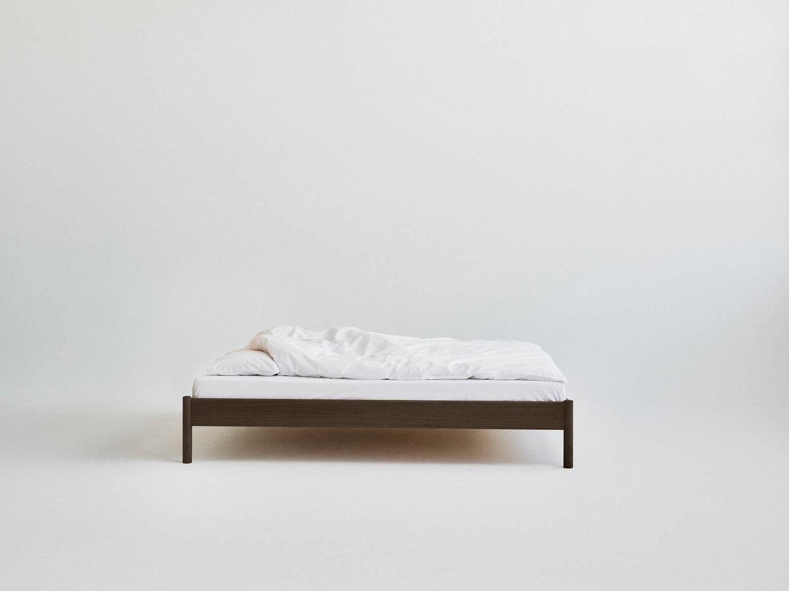 Alken ex Headboard Bed Frame | Smoked Oak