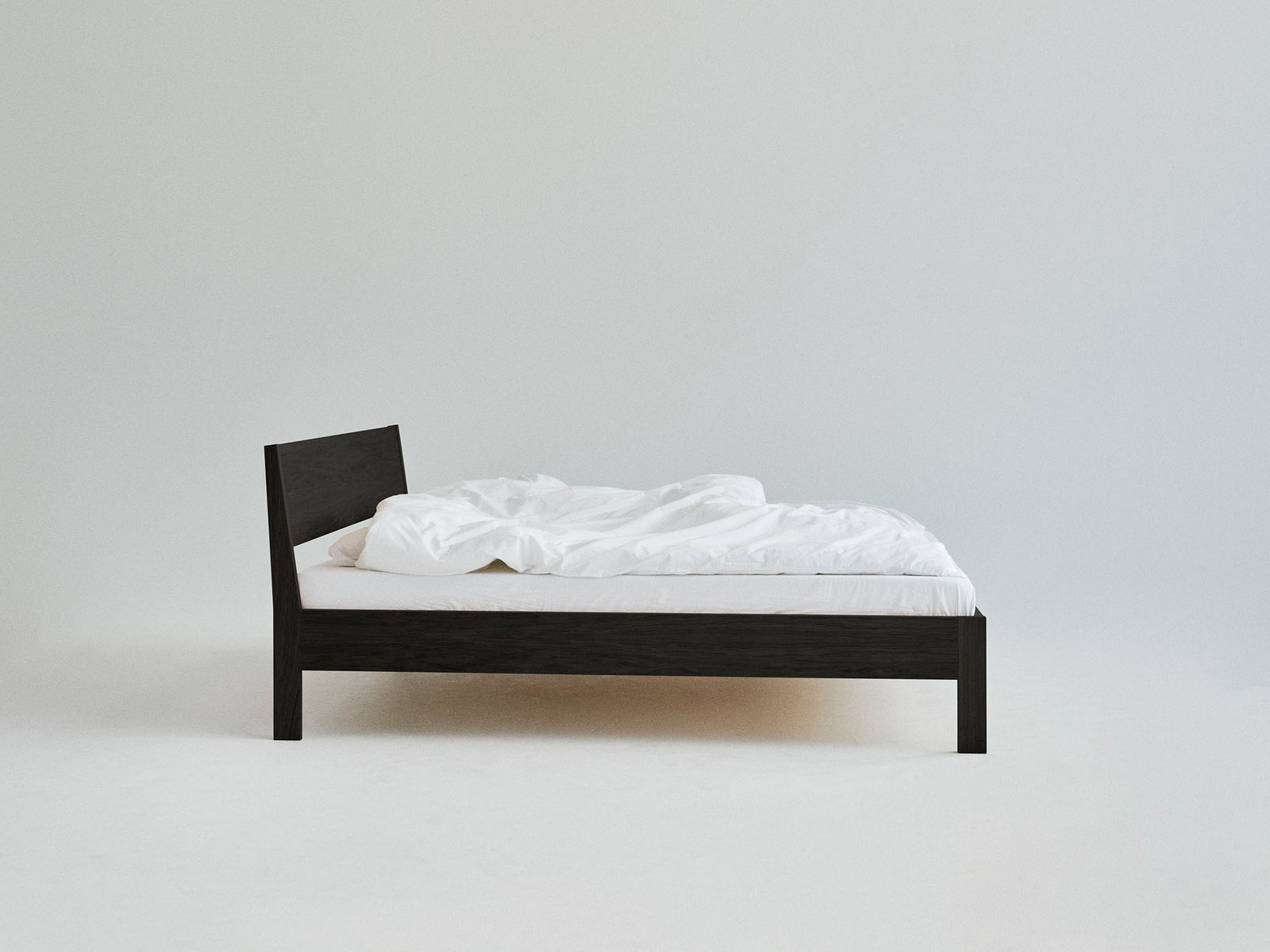 Ejer Bed Frame | Blackstained