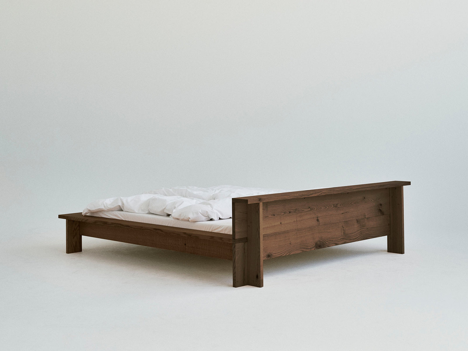 Hem Bed Frame | Smoked Red Oak