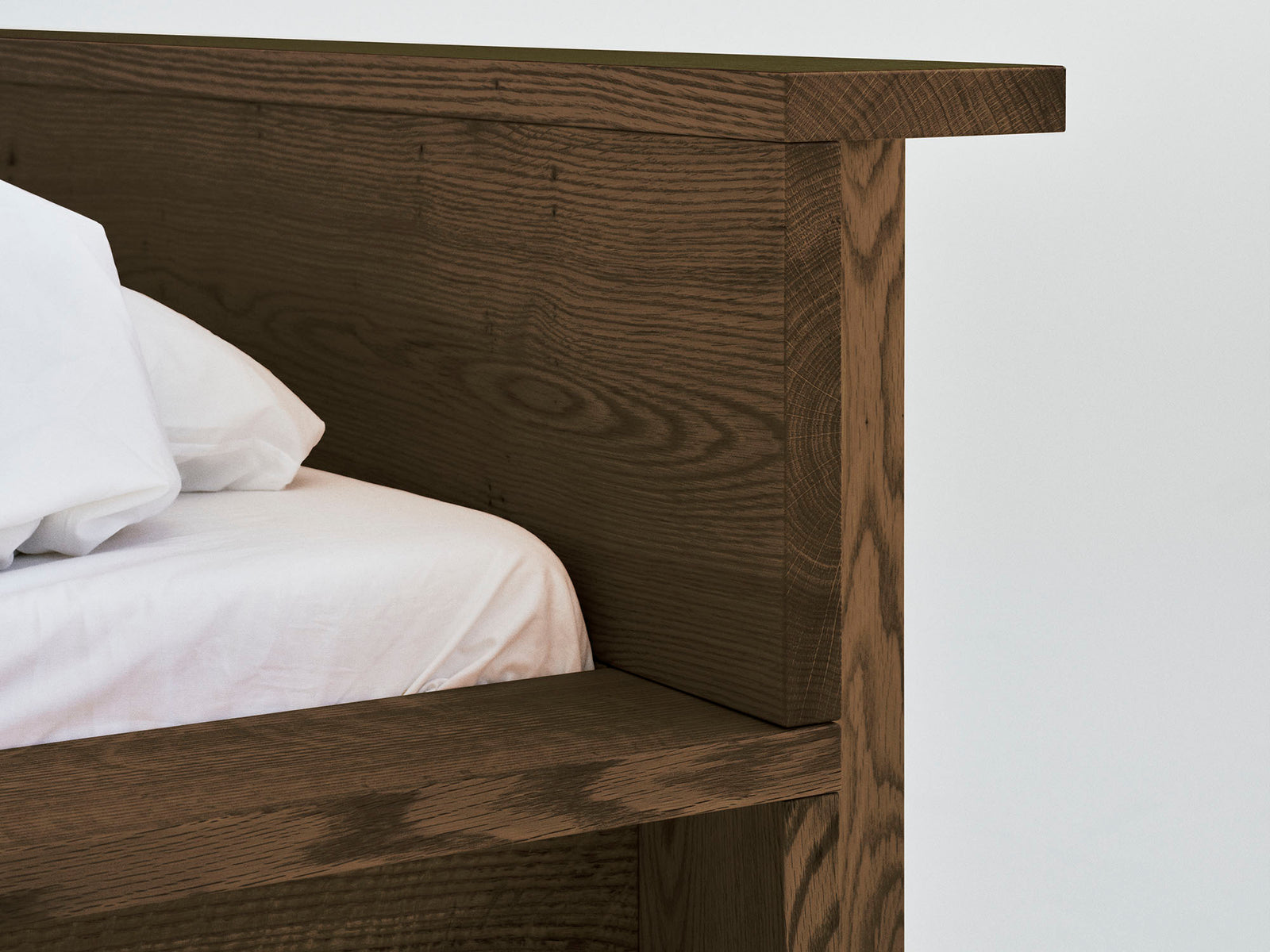 Hem Bed Frame | Smoked Red Oak