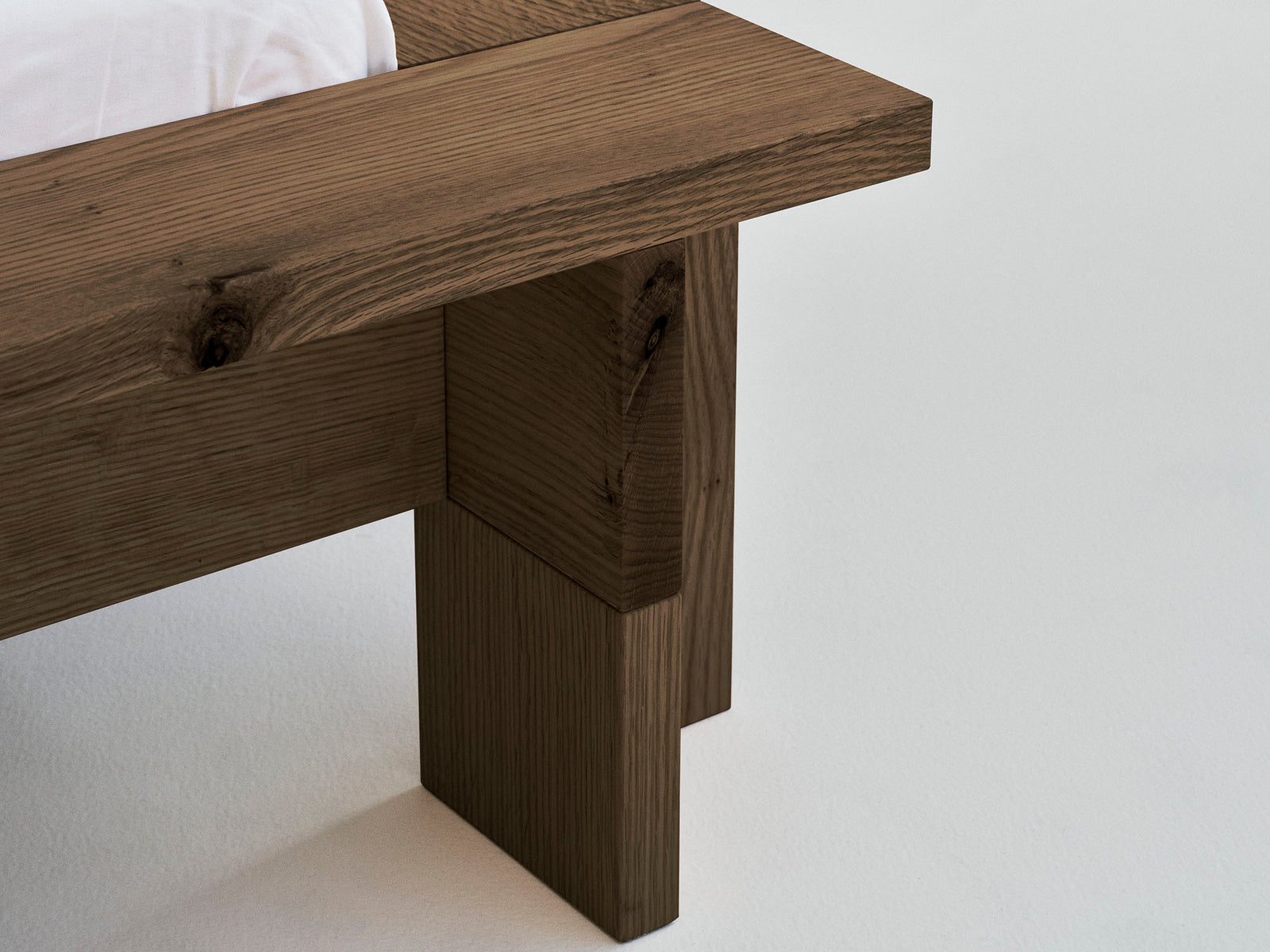 Hem Bed Frame | Smoked Red Oak