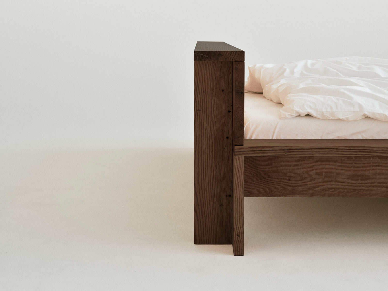 Hem Bed Frame | Smoked Red Oak