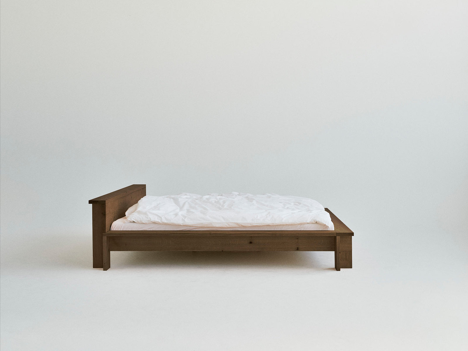 Hem Bed Frame | Smoked Red Oak