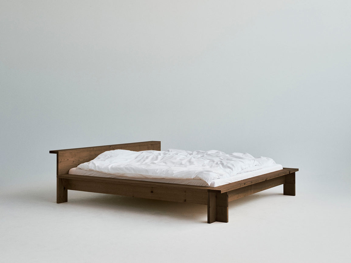 Hem Bed Frame | Smoked Red Oak