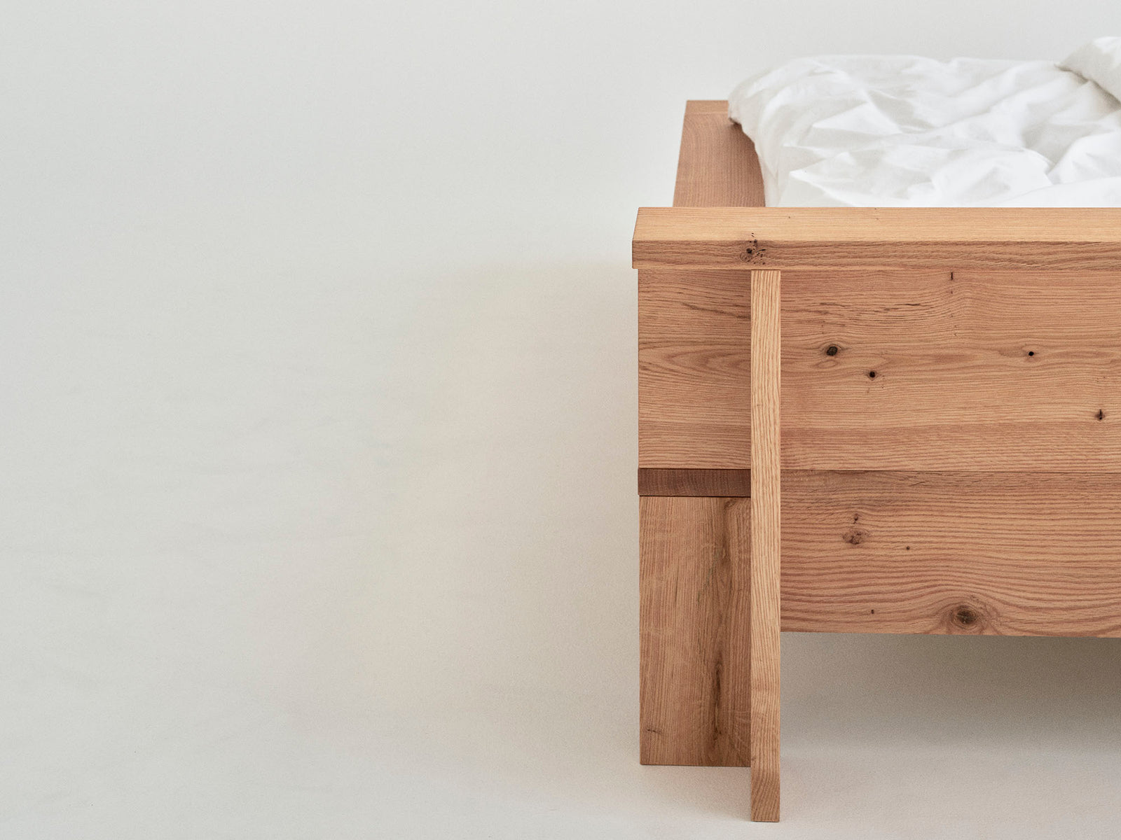 Hem Bed Frame | Oiled Red Oak